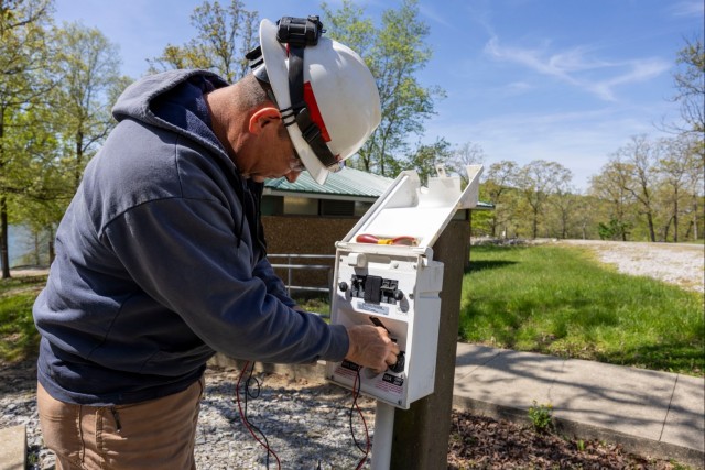 Maintenance team prepares facilities for happy campers