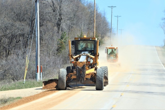 Fort McCoy roads and grounds maintenance