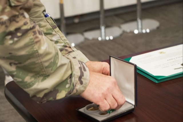 Mr. Kyle Gripp Receives Army Civilian Commendation for 14 Years of Service