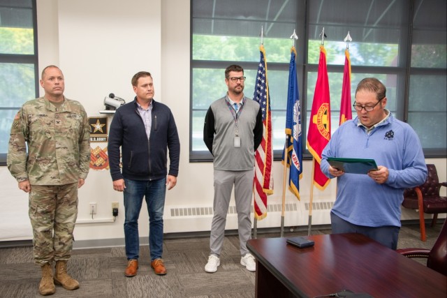 Mr. Kyle Gripp Receives Army Civilian Commendation for 14 Years of Service