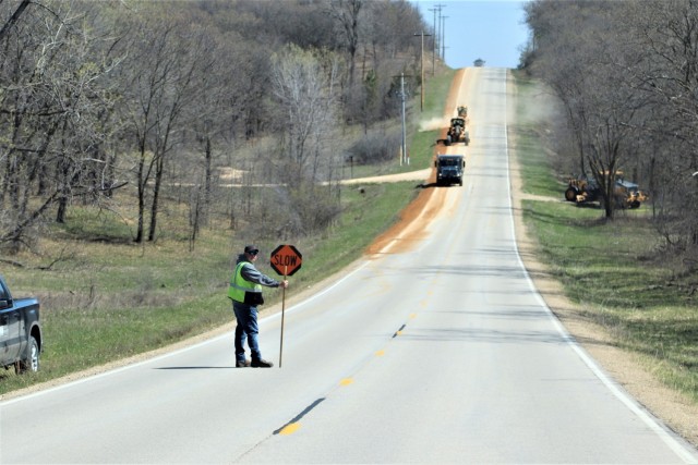 Fort McCoy roads and grounds maintenance