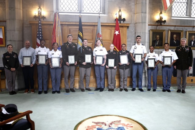 The Department of Physical Education (DPE) hosted the 18th annual Coach Mike Krzyzewski Teaching Character Through Sport Award May 9 at the Thayer Awards Room. The award recognizes West Point cadet-athletes, coaches, officers in charge (OIC) and...