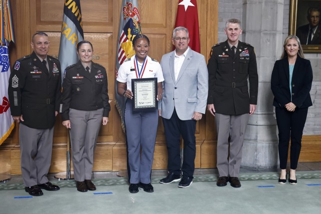 The Department of Physical Education (DPE) hosted the 18th annual Coach Mike Krzyzewski Teaching Character Through Sport Award May 9 at the Thayer Awards Room. The award recognizes West Point cadet-athletes, coaches, officers in charge (OIC) and...