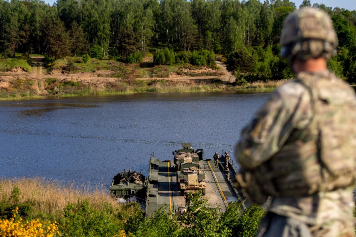 Allied strength across waters: Wet gap crossing with NATO forces ...