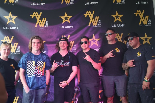 Army ‘As You Were’ Band brings Army message to Welcome to Rockville