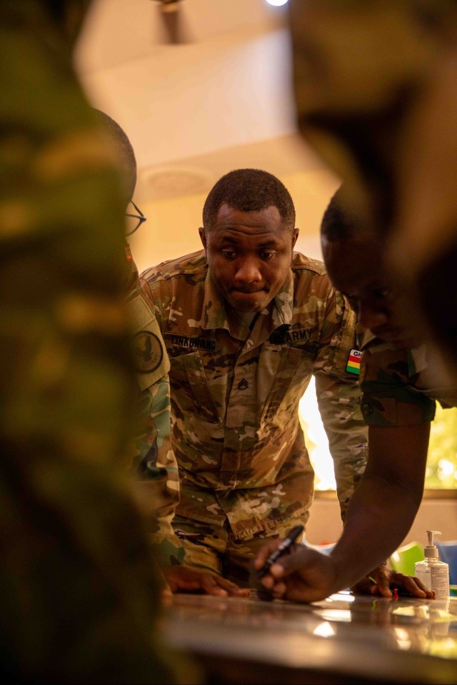 2nd Security Force Assistance Brigade leads staff exercise at African Lion 2024 in Ghana