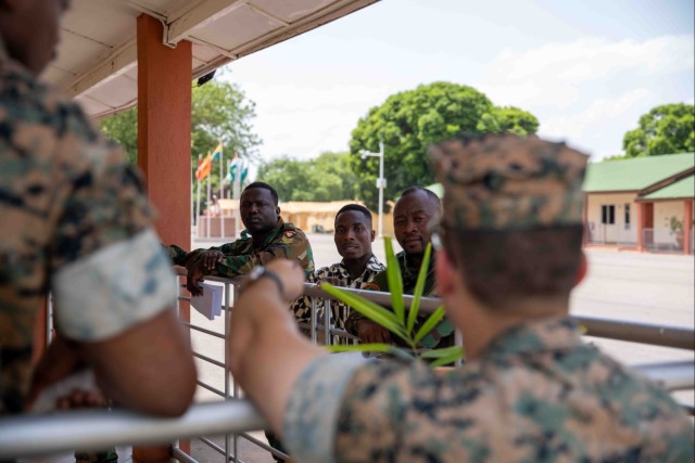 US civil affairs trains Ghana Armed Forces during civil military operations course at African Lion 2024