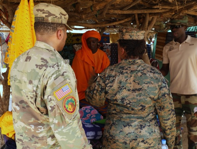 Armed Forces of Senegal host cultural tour in local village