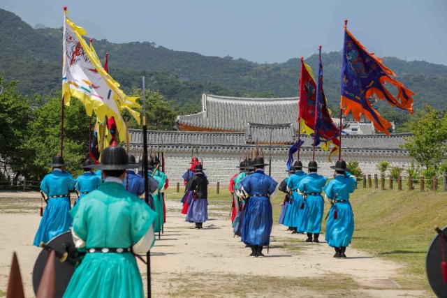 Service members assigned to Camp Casey participate in a community relations tour in Seoul, Republic of Korea, May 23, 2024. The group visited Insadong Street, a popular tourist location for shopping, before eating traditional Korean food and...