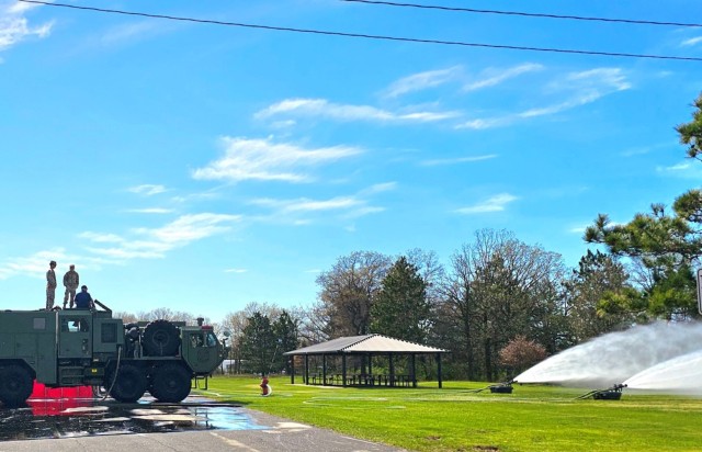 Army Reserve firefighter training at Fort McCoy