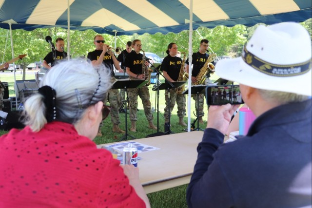Army Reserve’s 204th Army Band performs during 2024 Fort McCoy Armed Forces Day Open House