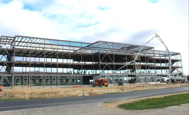 April 2024 barracks construction operations at Fort McCoy