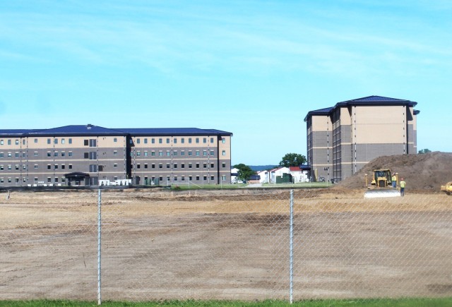 Groundwork for construction of a fourth, $27.3 million barracks project underway at Fort McCoy