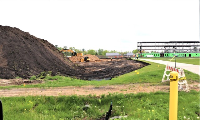 Groundwork for construction of a fourth, $27.3 million barracks project underway at Fort McCoy