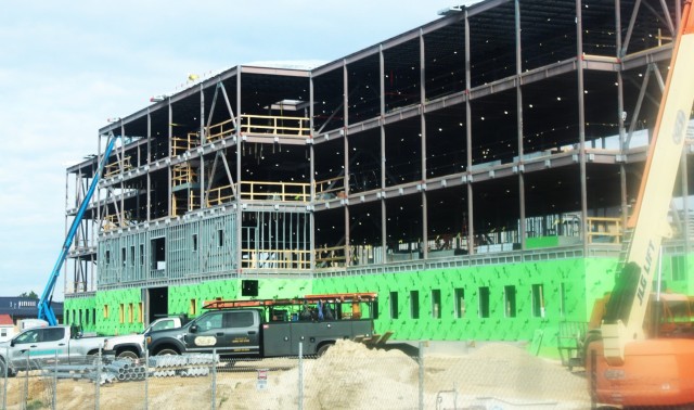 May 2024 barracks construction operations at Fort McCoy