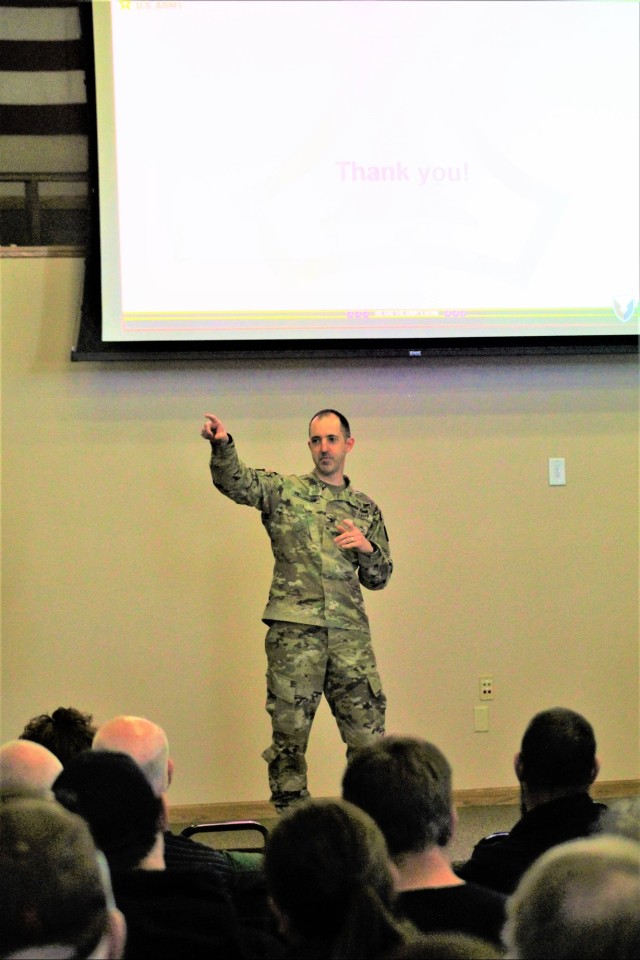 Fort McCoy Garrison leadership holds second town hall meeting for workforce members for 2024