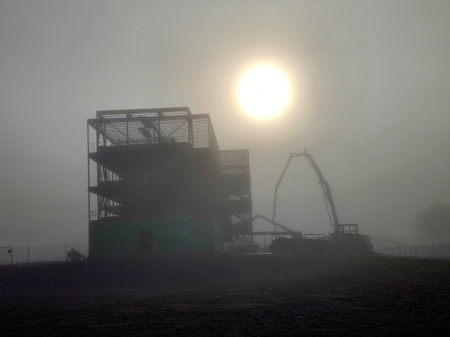 May 2024 barracks construction operations at Fort McCoy