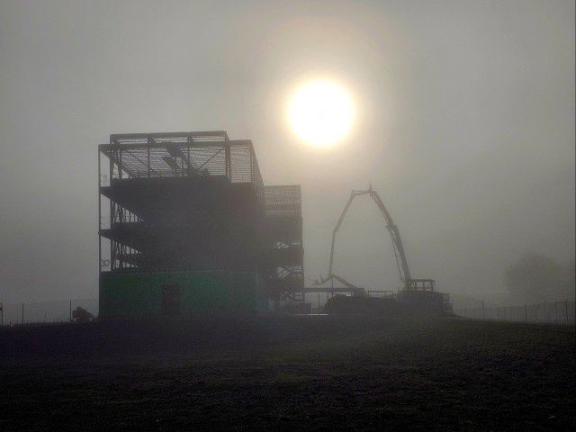 May 2024 barracks construction operations at Fort McCoy
