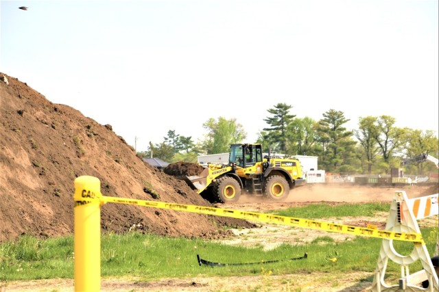 Groundwork for construction of a fourth, $27.3 million barracks project underway at Fort McCoy
