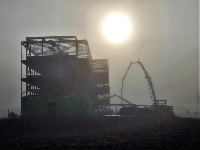May 2024 barracks construction operations at Fort McCoy