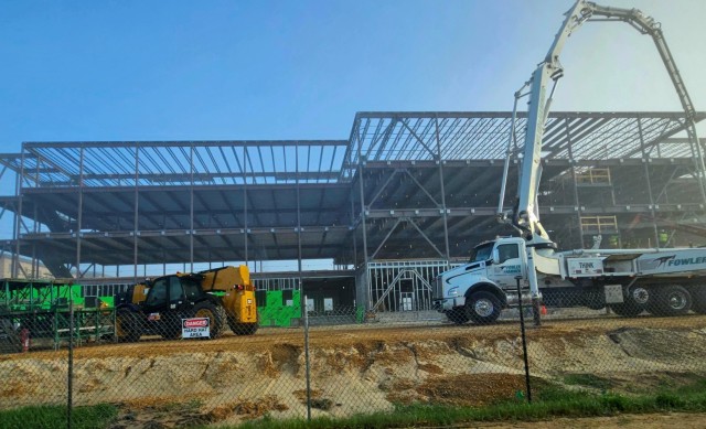 May 2024 barracks construction operations at Fort McCoy