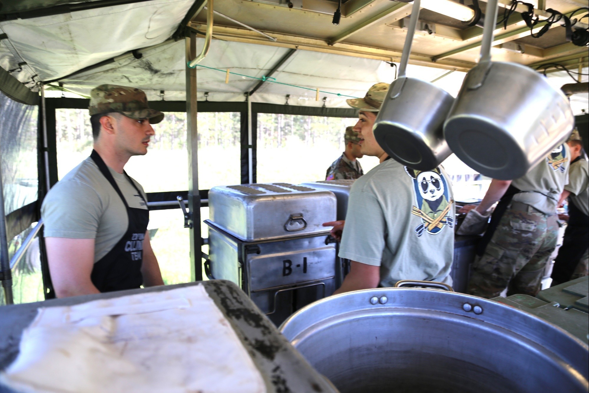 Culinary specialists with 238th Quartermaster (Field Feeding) Company ...