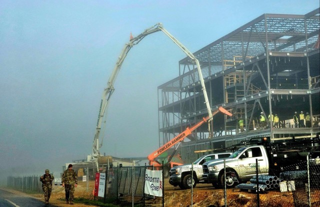 May 2024 barracks construction operations at Fort McCoy