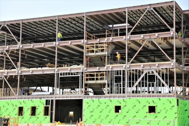 May 2024 barracks construction operations at Fort McCoy