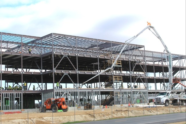 April 2024 barracks construction operations at Fort McCoy