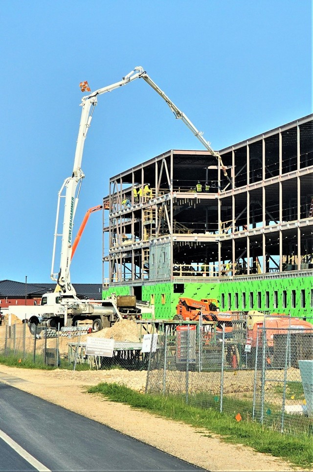 May 2024 barracks construction operations at Fort McCoy