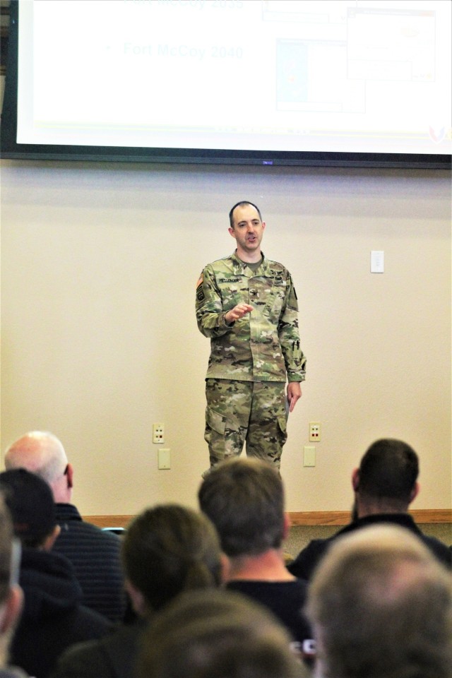 Fort McCoy Garrison leadership holds second town hall meeting for workforce members for 2024