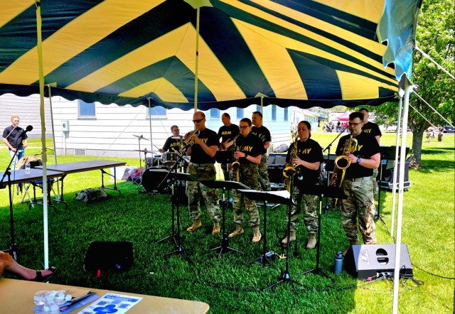 Army Reserve’s 204th Army Band performs during 2024 Fort McCoy Armed Forces Day Open House