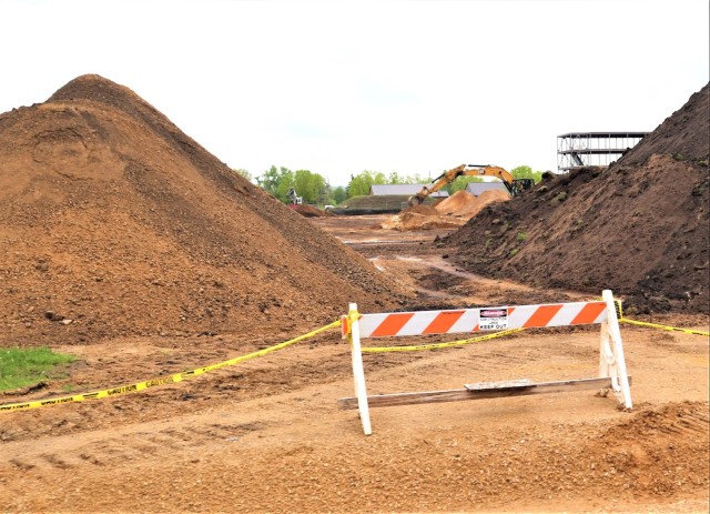 Groundwork for construction of a fourth, $27.3 million barracks project underway at Fort McCoy