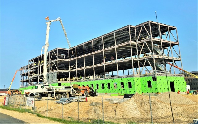 May 2024 barracks construction operations at Fort McCoy