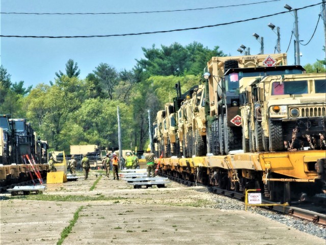 32nd Infantry Brigade Combat Team Soldiers complete ‘largest rail movement with civilian linehaul Wisconsin National Guard has ever done’