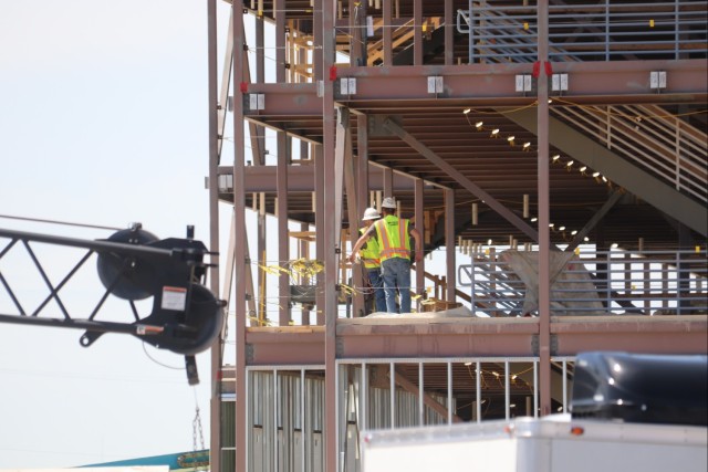 May 2024 barracks construction operations at Fort McCoy