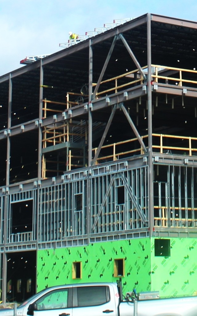 May 2024 barracks construction operations at Fort McCoy