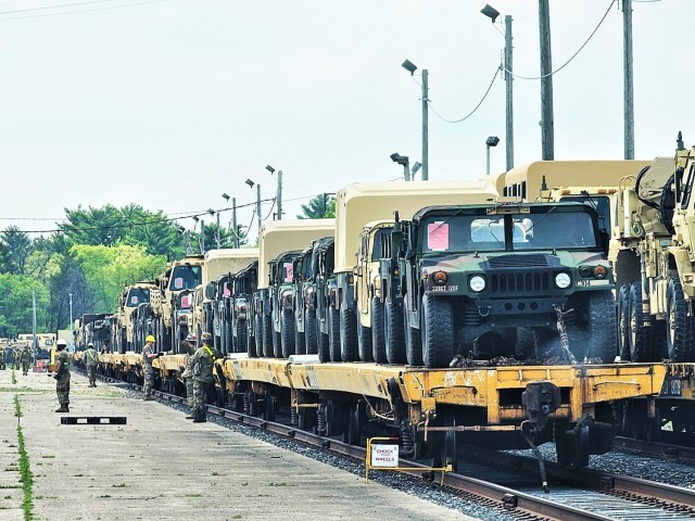 Fort McCoy’s first rail movement of 2024 is largest Wisconsin National Guard rail op in decades