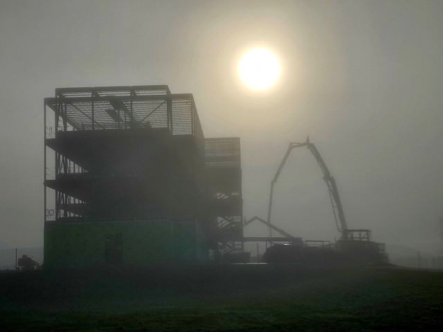 May 2024 barracks construction operations at Fort McCoy