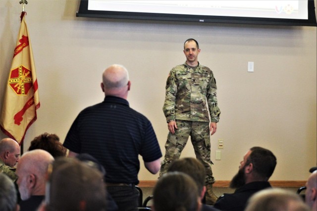 Fort McCoy Garrison leadership holds second town hall meeting for workforce members for 2024