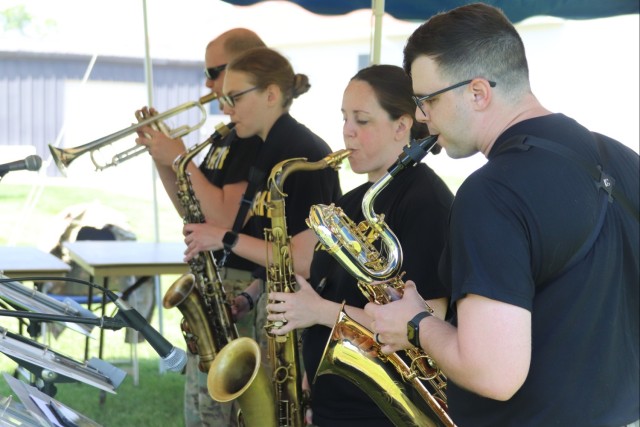 Army Reserve’s 204th Army Band performs during 2024 Fort McCoy Armed Forces Day Open House
