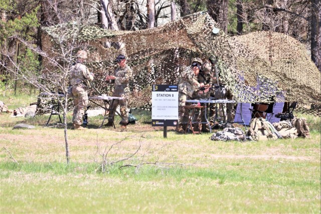 More than 150 Soldiers try for badges in E3B event at Fort McCoy in May