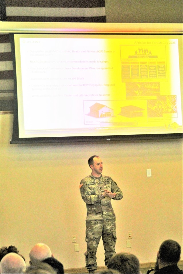 Fort McCoy Garrison leadership holds second town hall meeting for workforce members for 2024