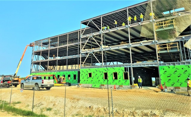 May 2024 barracks construction operations at Fort McCoy