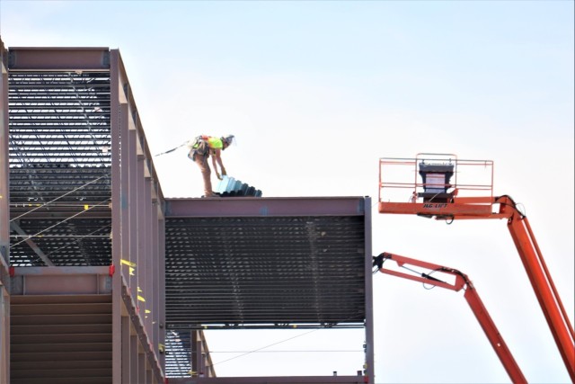 May 2024 barracks construction operations at Fort McCoy