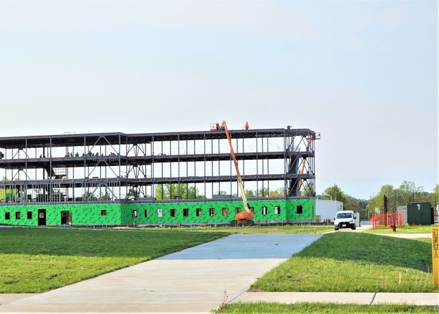 May 2024 barracks construction operations at Fort McCoy