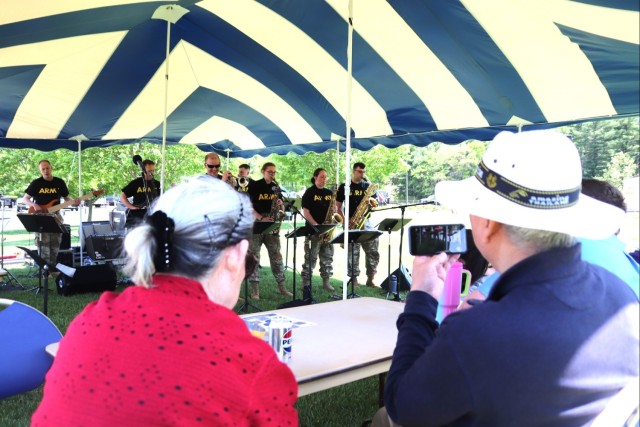 Army Reserve’s 204th Army Band performs during 2024 Fort McCoy Armed Forces Day Open House