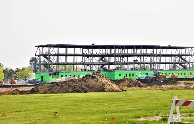 Groundwork for construction of a fourth, $27.3 million barracks project underway at Fort McCoy
