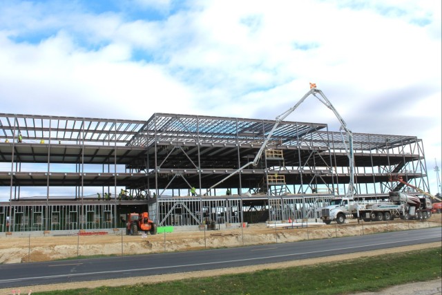April 2024 barracks construction operations at Fort McCoy