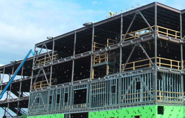 May 2024 barracks construction operations at Fort McCoy